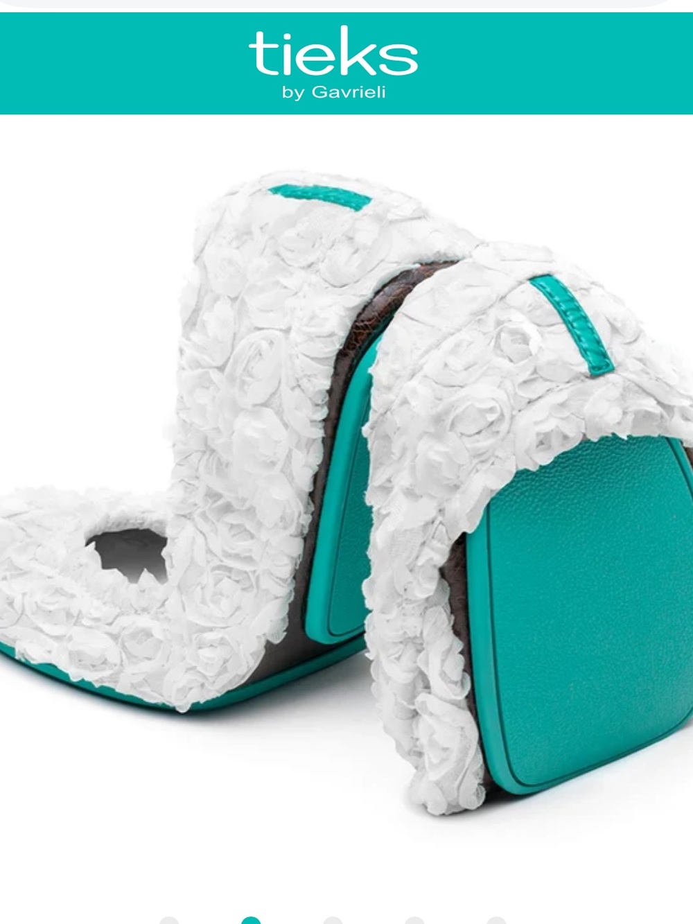 Tieks White Rose Tieks size 9 weeding spring size 9 Retail $320